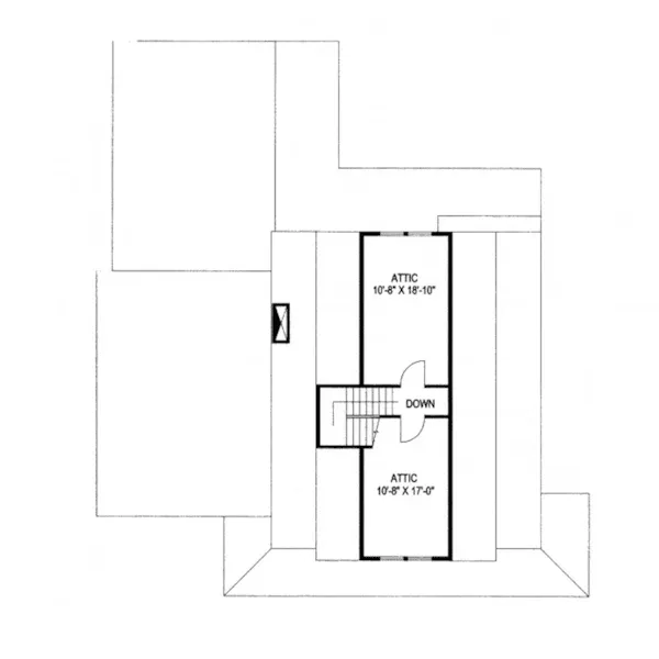 Vacation House Plan Third Floor - McCoy Arts And Crafts Home 088D-0341 - Shop House Plans and More