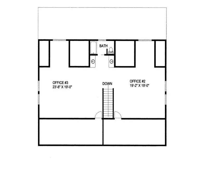 Sunbelt House Plan Second Floor - Gilbert Bay Sunbelt Home 088D-0369 - Search House Plans and More