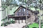 Lovely A-Frame Mountain Home Features Sizable Porch