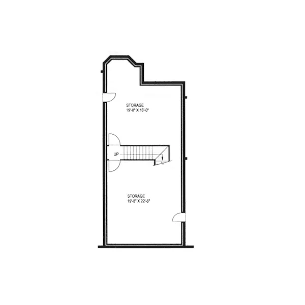 Modern House Plan Basement Floor - Lakespring Modern Lake Home 088D-0386 - Shop House Plans and More