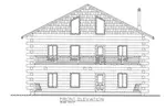 Front Elevation - Carefree Haven Log Home 088D-0400 - Shop House Plans and More