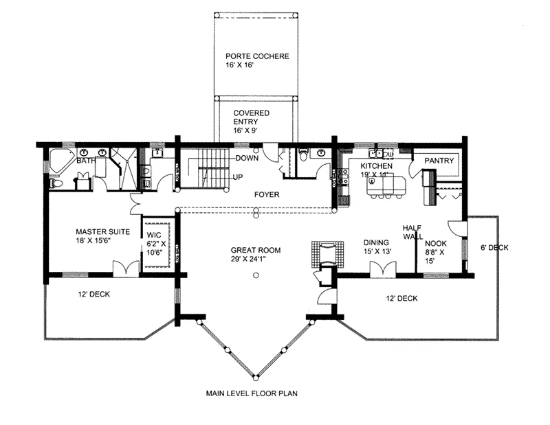 First Floor - 088D-0402 - Shop House Plans and More