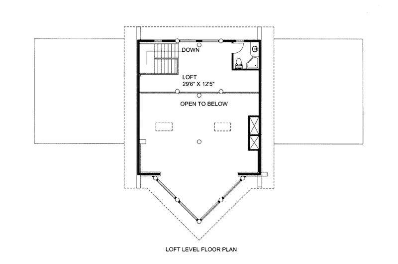 Loft - 088D-0402 - Shop House Plans and More