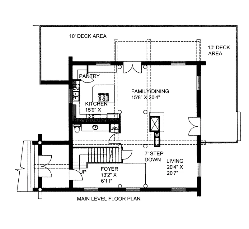 First Floor - 088D-0403 - Shop House Plans and More