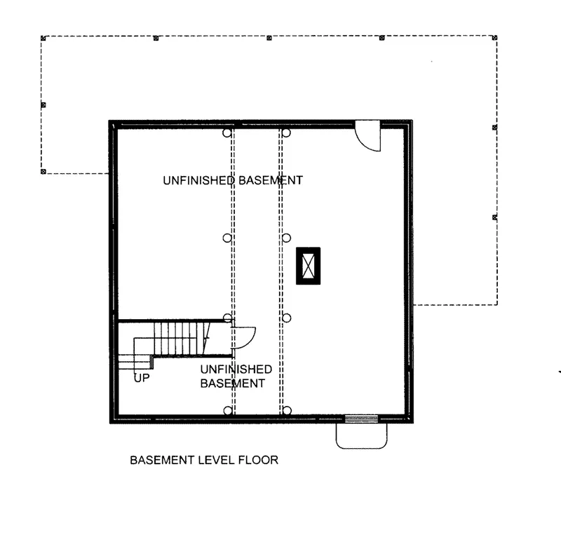 Lower Level Floor - 088D-0403 - Shop House Plans and More