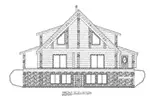 Log House Plan Front Elevation - Alta Peak Rustic Mountain Home 088D-0405 - Shop House Plans and More