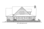 Mountain House Plan Left Elevation - 088D-0407 - Shop House Plans and More