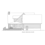 Mountain House Plan Right Elevation - Western Branch Rustic Home088D-0407 - Shop House Plans and More