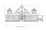 Log House Plan Front Elevation - Flynn Ferry Tudor Home 088D-0408 - Shop House Plans and More