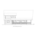 Log Cabin House Plan Left Elevation - Kamari Rustic Log Home 088D-0409 - Shop House Plans and More