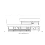 Log Cabin House Plan Right Elevation - Kamari Rustic Log Home 088D-0409 - Shop House Plans and More