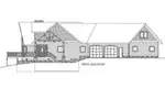 Front Elevation - Mulan Lake Waterfront Home 088D-0411 - Shop House Plans and More