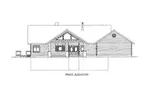 Log House Plan Front Elevation - Sonora Bay Log Lake Home088D-0412 - Shop House Plans and More