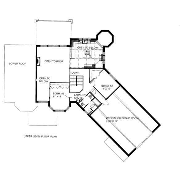 Second Floor - Regatta Cove Two-Story Home 088D-0416 - Shop House Plans and More