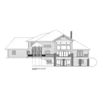 Rear Elevation - Regatta Cove Two-Story Home 088D-0416 - Shop House Plans and More