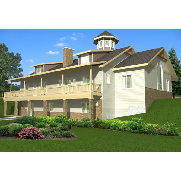 Beach & Coastal House Plan Front of Home - 088D-0417 - Shop House Plans and More