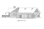 Mountain House Plan Left Elevation - 088D-0419 - Shop House Plans and More
