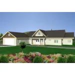 Rustic House Plan Front of Home - 088D-0420 - Shop House Plans and More