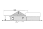 Ranch House Plan Left Elevation - 088D-0420 - Shop House Plans and More