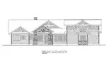 Waterfront House Plan Front Elevation - Kerrsville Craftsman Home 088D-0421 - Shop House Plans and More