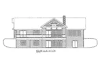 Vacation House Plan Rear Elevation - 088D-0421 - Shop House Plans and More