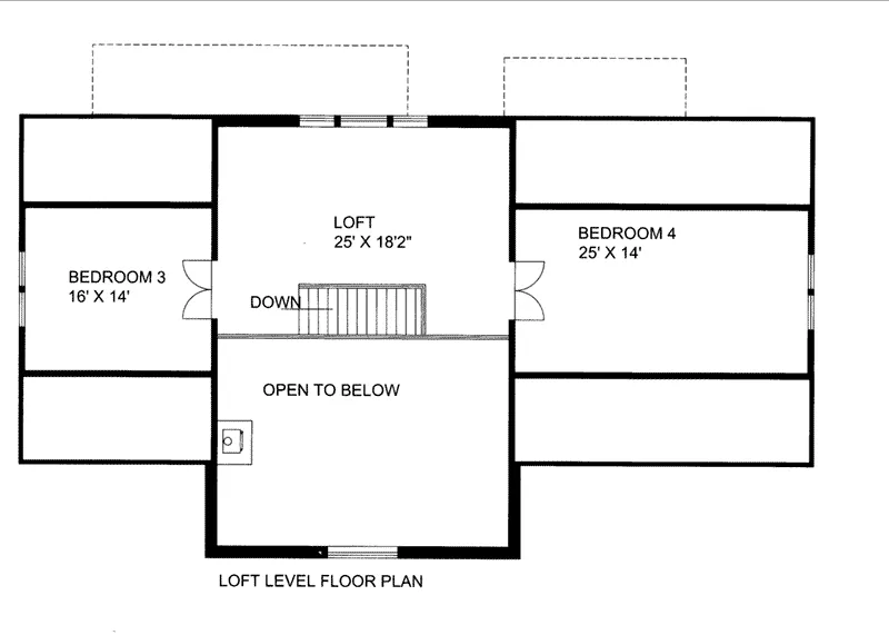 Waterfront House Plan Loft - 088D-0422 - Shop House Plans and More