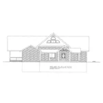 Vacation House Plan Rear Elevation - Kay Farm Country Home 088D-0422 - Shop House Plans and More