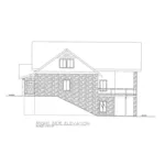 Vacation House Plan Right Elevation - Kay Farm Country Home 088D-0422 - Shop House Plans and More