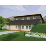 Modern House Plan Front of Home - Lookout Park Berm Home 088D-0427 - Shop House Plans and More