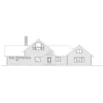 Rustic House Plan Front of Home - Herman Rustic Home 088D-0429 - Shop House Plans and More