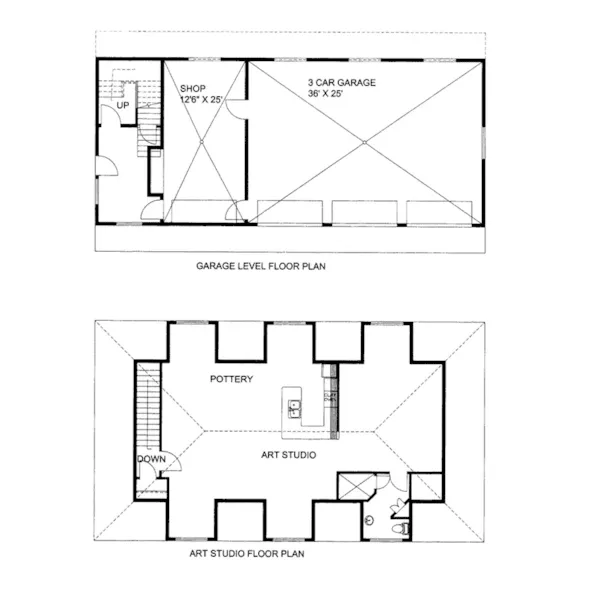 Luxury House Plan Garage Floor Plan - Grissom Place Luxury Home 088D-0430 - Shop House Plans and More