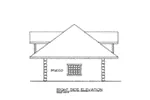 Contemporary House Plan Right Elevation - 088D-0430 - Shop House Plans and More