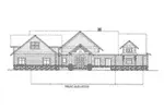 Luxury House Plan Front Elevation - Darrow Ranch Luxury Home 088D-0435 - Shop House Plans and More