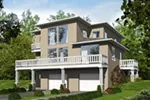 Southwestern House Plan Front of Home - 088D-0436 - Shop House Plans and More