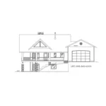 Luxury House Plan Left Elevation - Adler Lake Vacation Home 088D-0440 - Shop House Plans and More