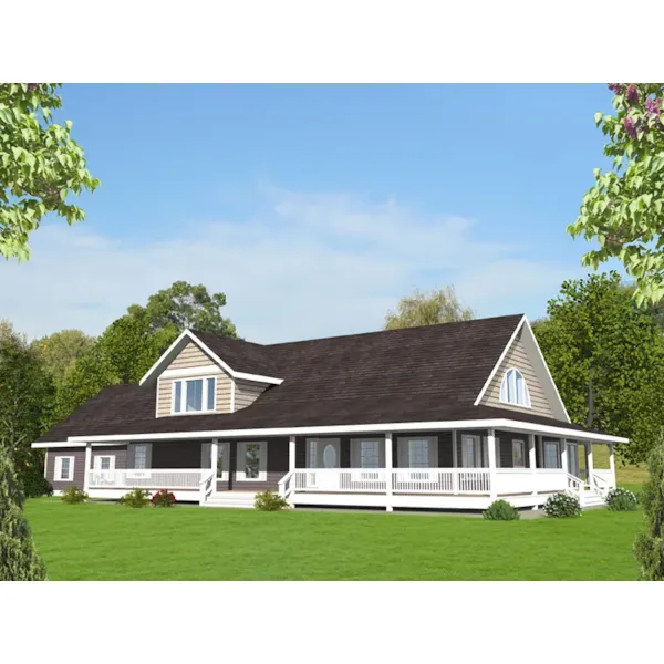 Luxury House Plan Front of Home - Adelyn Country Home 088D-0441 - Shop House Plans and More