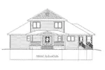 Rustic House Plan Front Elevation - Tate Point Country Home 088D-0444 - Shop House Plans and More