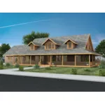 Lake House Plan Front of House 088D-0445