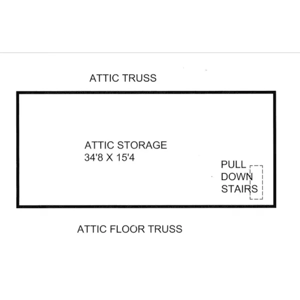 Luxury House Plan Attic Floor Plan - Bradley Junction Country Home 088D-0450 - Shop House Plans and More