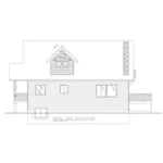 Rustic House Plan Right Elevation - Crater Lake Vacation Cottage 088D-0452 - Shop House Plans and More