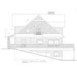 Farmhouse Plan Right Elevation - Idlewood Cove Craftsman Home 088D-0455 - Shop House Plans and More