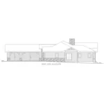 Ranch House Plan Right Elevation - 088D-0458 - Shop House Plans and More