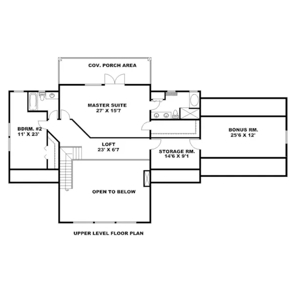 Luxury House Plan Second Floor - Phelps Point Mountain Home 088D-0465 - Shop House Plans and More