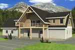 Luxury House Plan Front of Home - 088D-0465 - Shop House Plans and More