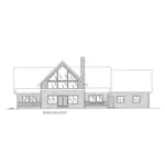 Luxury House Plan Rear Elevation - Phelps Point Mountain Home 088D-0465 - Shop House Plans and More