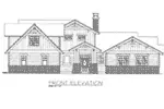 Luxury House Plan Front Elevation - Point Sierra Mountain Home 088D-0466 - Shop House Plans and More