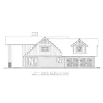 Luxury House Plan Left Elevation - Point Sierra Mountain Home 088D-0466 - Shop House Plans and More