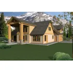 Luxury House Plan Rear Photo 01 - Point Sierra Mountain Home 088D-0466 - Shop House Plans and More