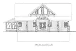 Craftsman House Plan Front Elevation - Eastern Passage Rustic Home 088D-0487 - Search House Plans and More