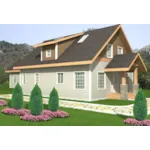 Country House Plan Front of Home - Waburn Country Cabin 088D-0521 - Shop House Plans and More